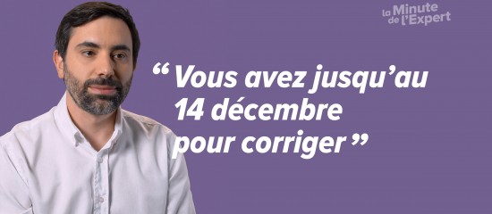 La correction de la déclaration de revenus