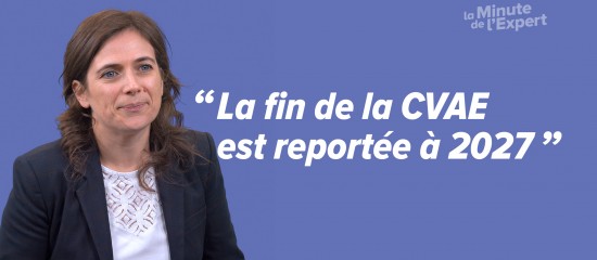 Report de la suppression définitive de la CVAE