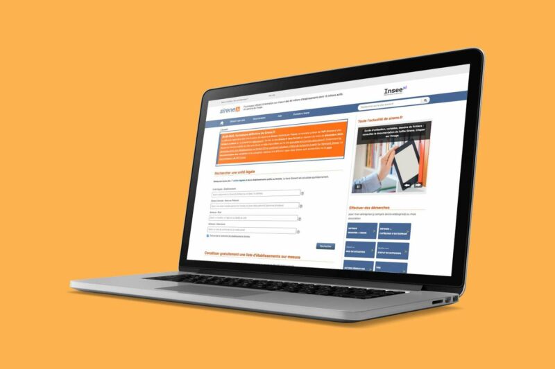 Fermeture prochaine du site sirene.fr